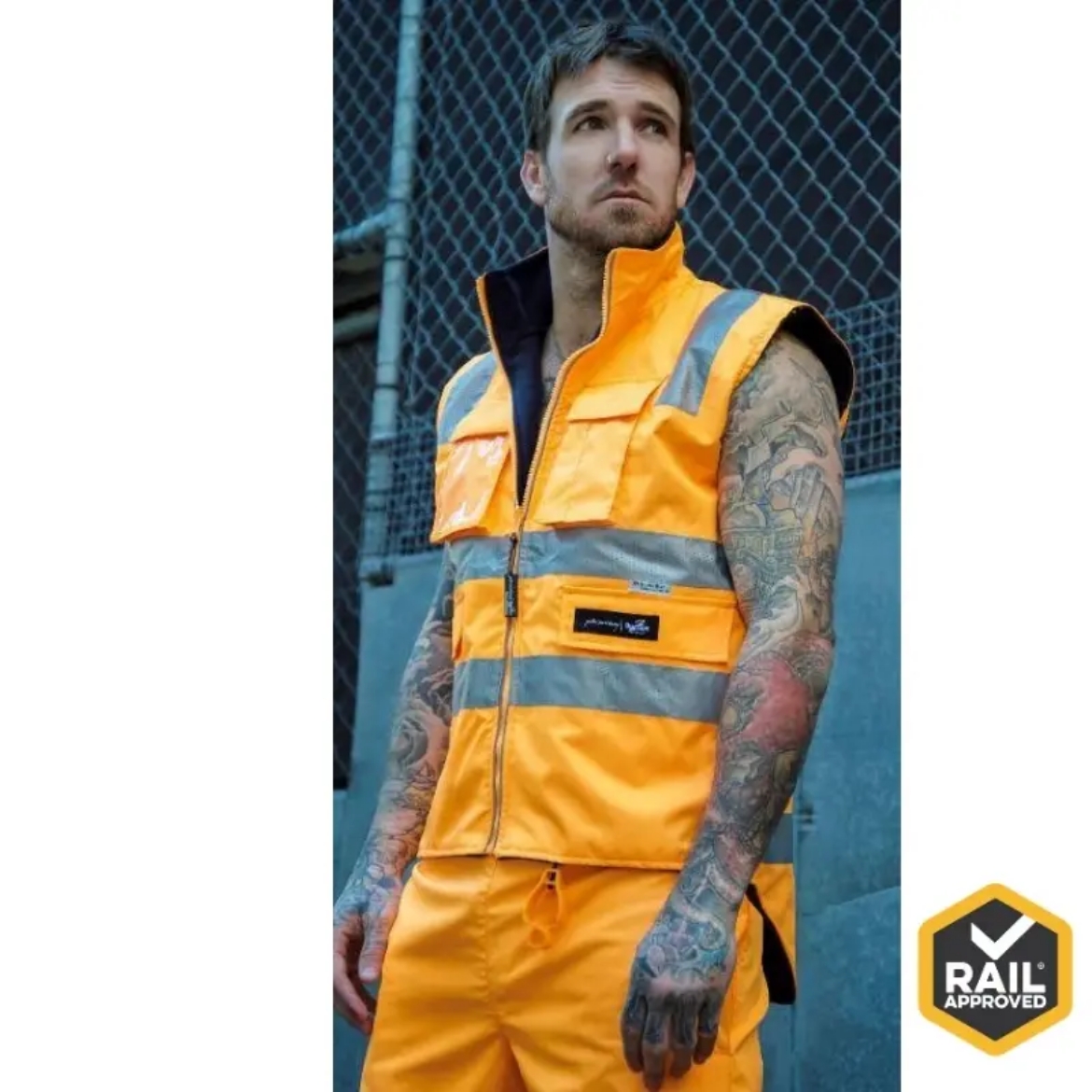 Picture of PMB2G, Premium Rain Vest, Ripstop, 3M Tape, Rail Spec